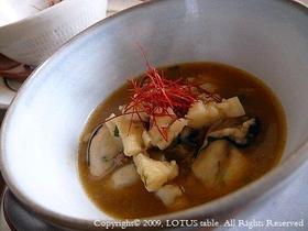 牡蠣とホタテの麻婆風