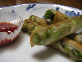グリンピー揚げ