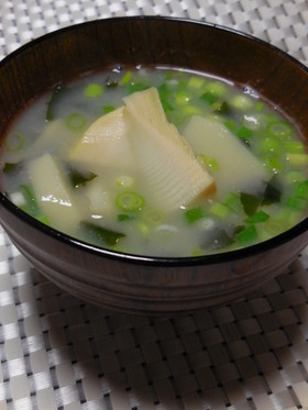 筍のお味噌汁