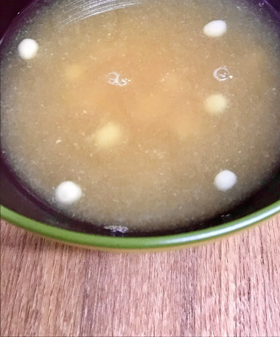 ゆうげの味噌汁/なんちゃってエノキ氷！？の画像