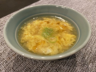 ひらひら卵の中華コーンスープの写真