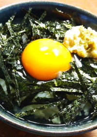 鮒寿司（鮒ずし）の飯（イイ）で卵かけご飯