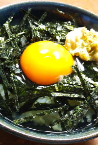 鮒寿司（鮒ずし）の飯（イイ）で卵かけご飯