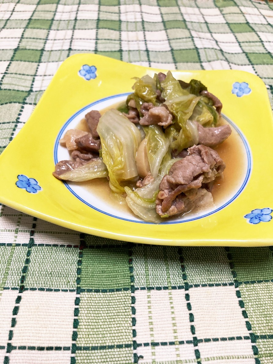 ご飯が進む♫♬♪豚こまと白菜のクタクタ煮の画像