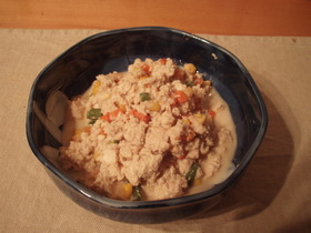 豆腐であと一品!簡単ゴマ風味炒り豆腐♪