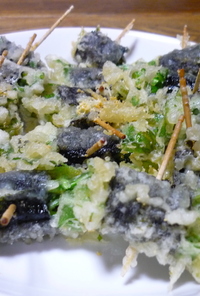 春菊の海苔巻き天ぷら(チーズ＆ノーマル)