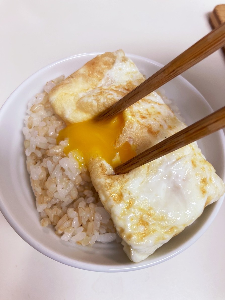 美味しい白身の卵かけご飯の画像