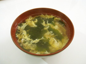 簡単!わかめとたまごのスープ