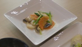 ホタテの炒め物~塩味