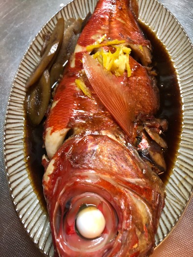 金目鯛の姿煮の写真