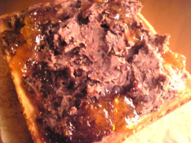 マーマレード小豆トーストの写真