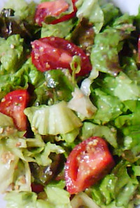 サニーレタスとミニトマトのサラダ風ナムル
