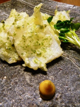 こんにゃくの磯辺揚げ