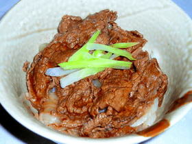 ♪牛肉の丼♪
