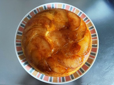 りんごのタルトタタン風炊飯器ケーキの写真
