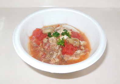 サバ缶のトマト煮の写真
