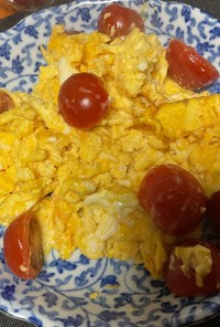 トマトと卵のふわふわ炒め