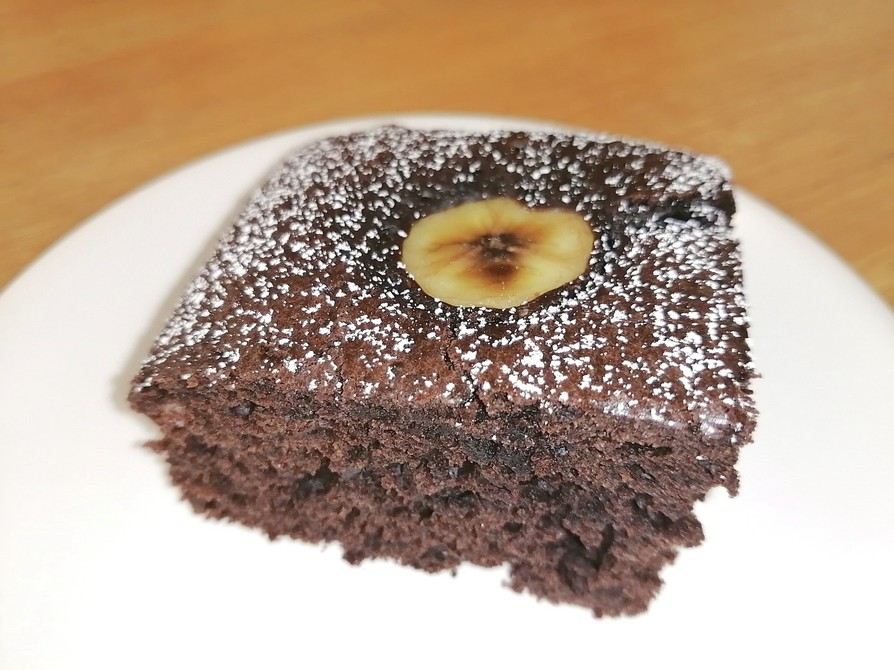 ブラックココアケーキの画像