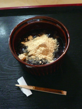 レンジでわらびもち
