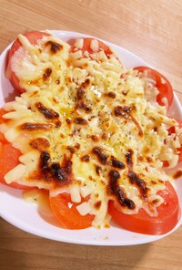 簡単！カプレーゼ風 チーズ焼きトマト