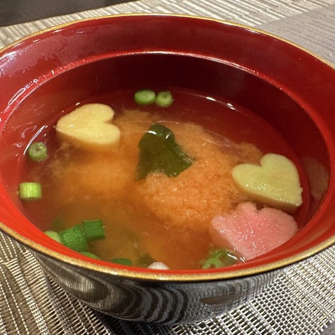 トマト味噌玉スープ