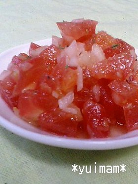 ☆トマトと新たまねぎのフレッシュソース☆