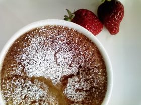 バニラ香る♪ふんわりチーズスフレ