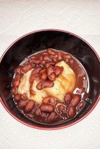 メキシコ赤豆で作るぜんざい・おしるこ