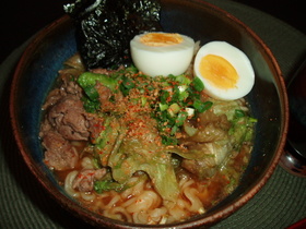 レタスでうまい!みそラーメン
