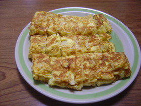 野菜たっぷり卵焼き