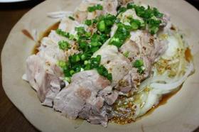 豚バラ肉の粒マスタードソース