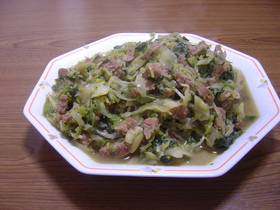 具だくさん豚のしょうが焼き