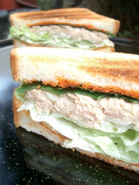 コチュジャンバターで作る♪ツナサンド♪