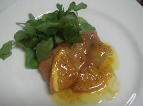 チキンのオレンジ煮