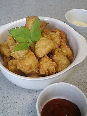 ☆冷めてもおいしいチキンフリッター☆