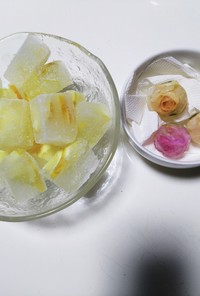 バラ氷、レモン氷