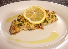 サワラとカシューナッツのオーブン焼き