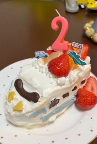 新幹線ケーキ