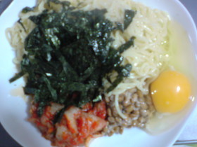 簡単&美味しい☆汁なしラーメン☆油そば♪