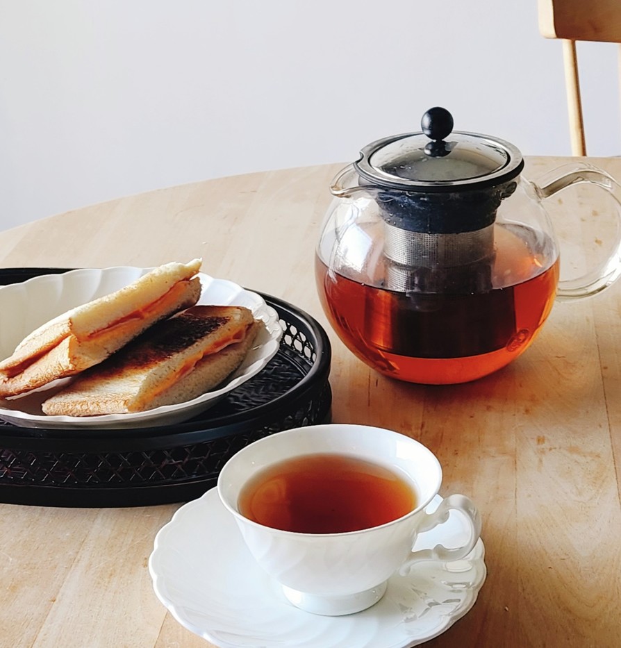 クラフト紅茶&ホットサンド☆ランチ☆正月の画像