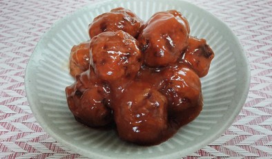 肉団子の甘酢あんかけ(ケチャップベース)の写真