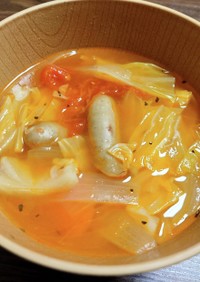 ポトフ風ごろごろ野菜のスープ