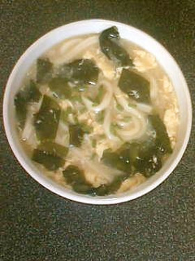 ポカ②かき玉とろみうどん┌(_д_┌)┐