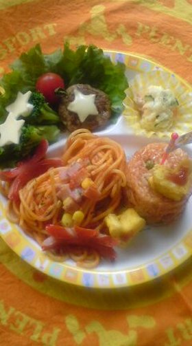 ボリュームたっぷり☆お家でお子様ランチ