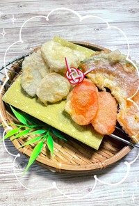 里芋の天ぷら（レンチン無し、簡単）
