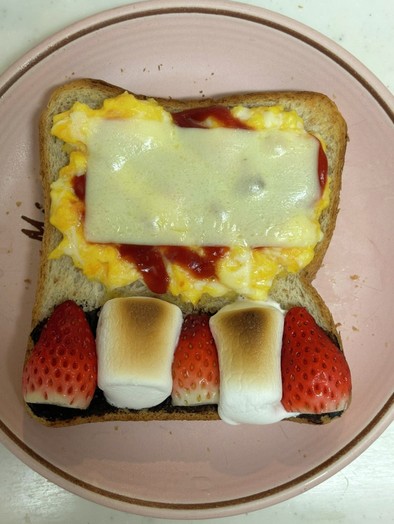 超時短！簡単すぎる卵トースト！の写真