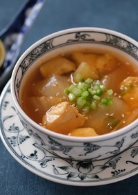 【冬の薬膳】 鶏とかぶのキムチスープ