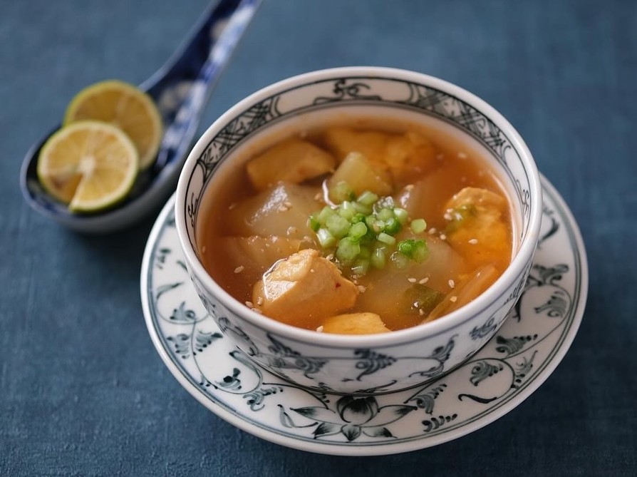 【冬の薬膳】 鶏とかぶのキムチスープの画像