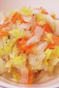レンジで超簡単！白菜とツナの温サラダ