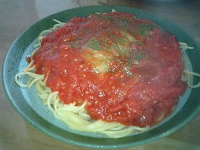 トマトパスタの写真